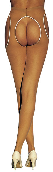 Sekspanty Huid/Wit