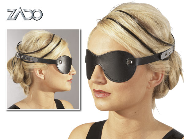 Leren oogmasker