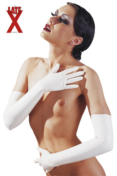 Latex handschoenen wit