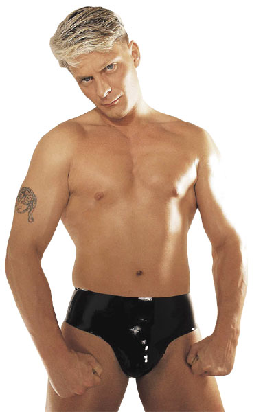 Latex heren short