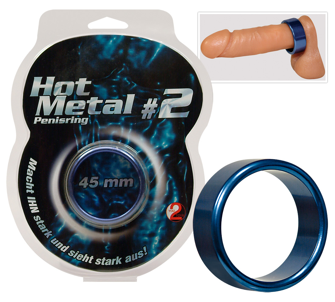 Hot Metal Ring Blue