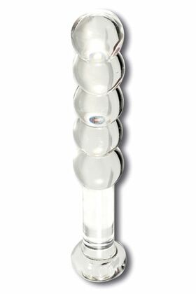 Glasstix Bulb Plunger Glass Dildo