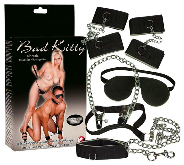 Bad Kitty Metal bondage set