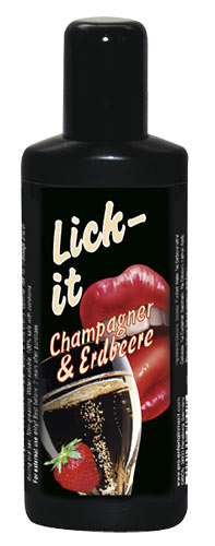 Champagne & Aardbei Glijgel