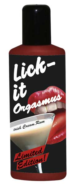 Lick-it Orgasme 100ml glijmiddel met rumsmaak