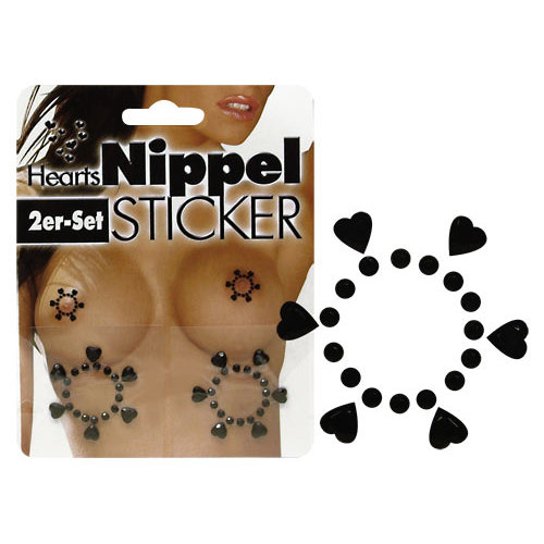 Hearts Nipple stickers