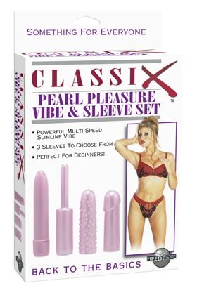 Pleasure Vibe & Sleeve Set