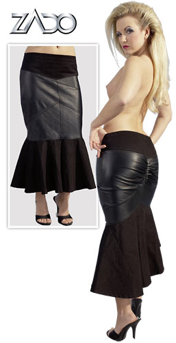 Leren rok