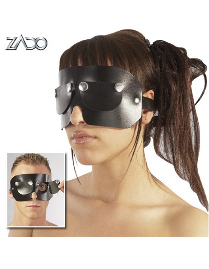 Lederen ogenmasker