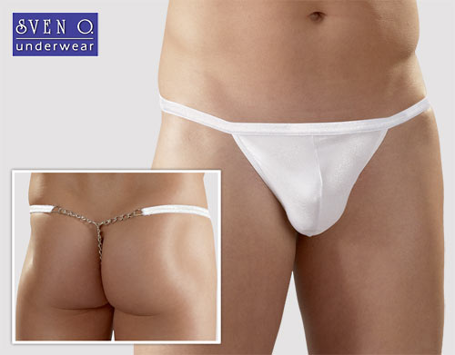 Elastische witte string