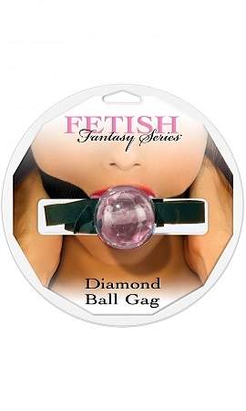 Diamond Ball Gag - Pink