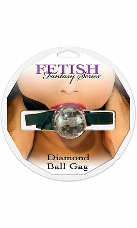 Diamond Ball Gag - Clear