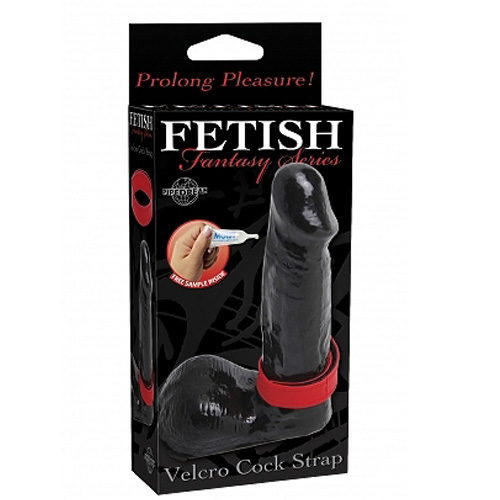 Velcro Cock Strap - Red