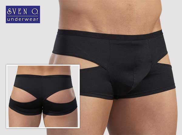 Heren Short met open split