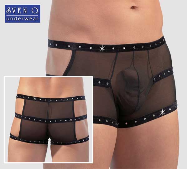 Heren Short met Strass versiering