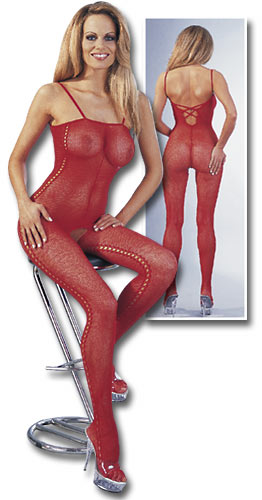 Catsuit rood