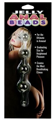 Black Jelly Anal Beads