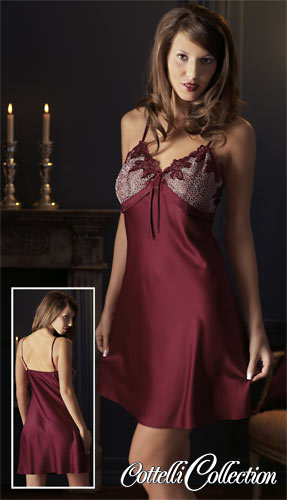 Neglige bordeaux