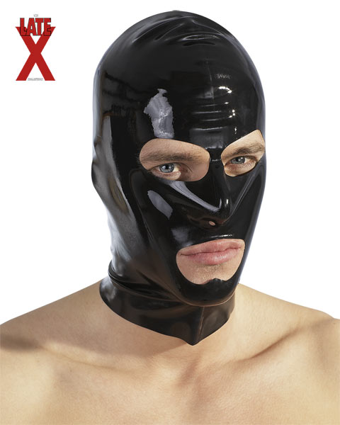 Zwart Latex Masker