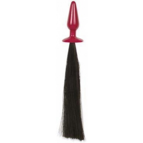 Pony Play Buttplug medium - rood