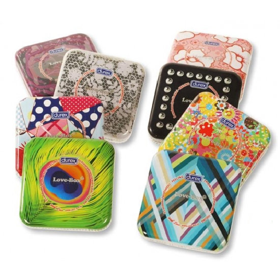 Giftbox Durex 3 condooms Lovebox