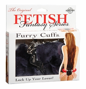 Furry Love Cuffs Black