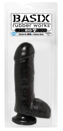 Basix Rubber Works - Big 7 with Suction Cup