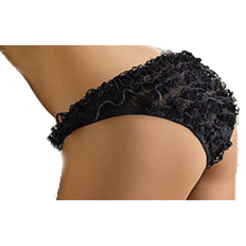 Ruffle Shorts Zwart