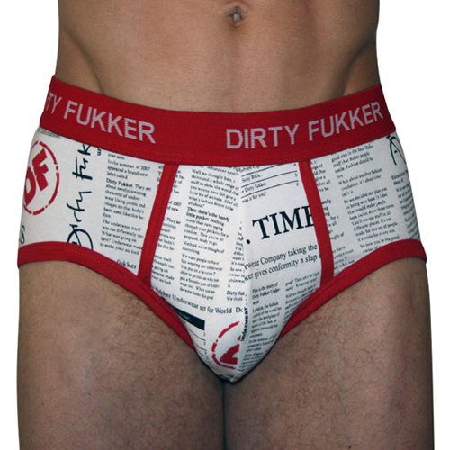 Dirty Fukker - News Print Slip
