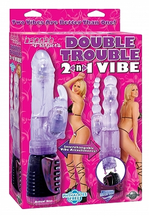 Hannah Harper Double Trouble 2-N-1 Vibe
