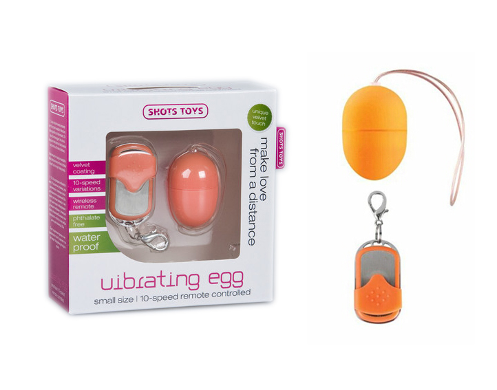 10 Speed Remote Vibrating Egg Orange