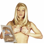 Platina blonde pruik