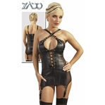 Leder Straps mini jurk