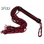 Wild thing leren zweep zwart rood