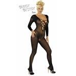 Catsuit met mouwen