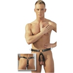Leren Heren String S-L