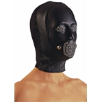 Hoofdmasker van echt leer