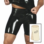 Latex bermuda voor hem of haar