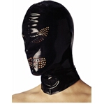 Latex masker zwart
