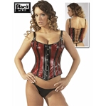 Lak Corsage bordeaux  rood