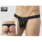 Zwarte lak string